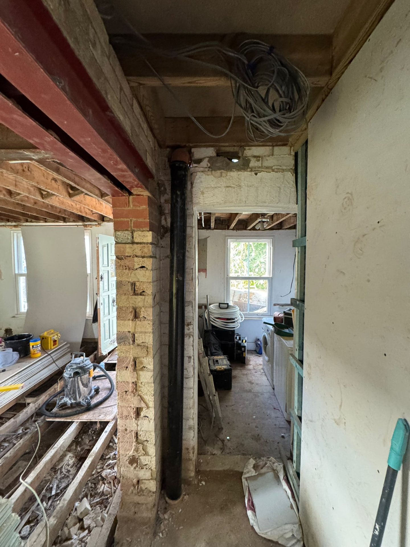 Construction work in progress at Cambridge Terrace — view 1