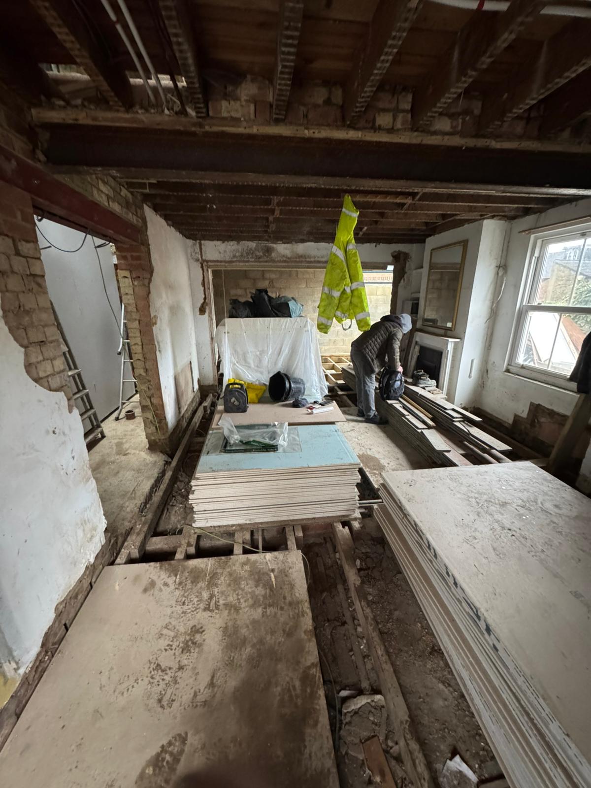 Construction work in progress at Cambridge Terrace — view 9